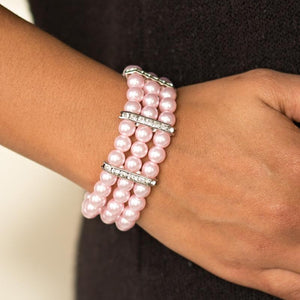 Put on Your GLAM Face Pink Bracelet