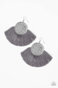 Foxtrot Fringe Silver Earring - SC Bling Boutique