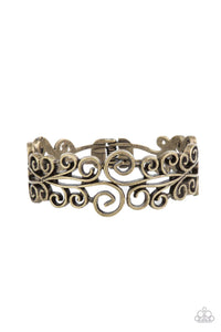 Dressed to Frill Brass Bracelet