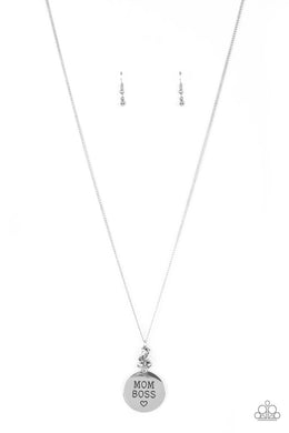 Mom Boss - white - SC Bling Boutique