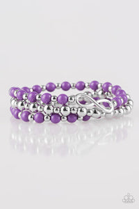 Immeasurably Infinite Purple bracelet