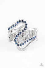 Load image into Gallery viewer, Paparazzi Make Waves - Blue Rhinestones - SC Bling Boutique