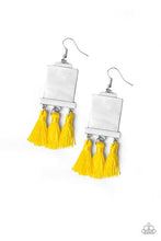 Load image into Gallery viewer, Tassel Retreat - Yellow earring - SC Bling Boutique