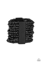 Load image into Gallery viewer, JAMAICAN Me Jam - Black bracelet - SC Bling Boutique