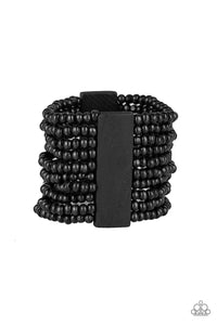 JAMAICAN Me Jam - Black bracelet - SC Bling Boutique