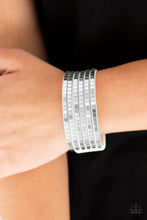 Load image into Gallery viewer, Disco Dazzle - White bracelet - SC Bling Boutique