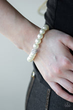 Load image into Gallery viewer, Paparazzi Bracelet - POSHing Your Luck - White - SC Bling Boutique