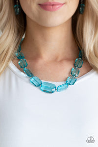 ICE Versa - Blue necklace - SC Bling Boutique