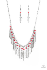 Feathered Ferocity - Red - SC Bling Boutique