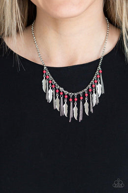 Feathered Ferocity - Red - SC Bling Boutique