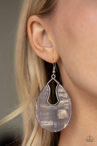 Pool Hopper - Silver earrings - SC Bling Boutique