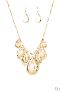 Teardrop Tempest - Gold - SC Bling Boutique