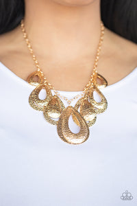 Teardrop Tempest - Gold - SC Bling Boutique