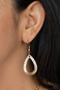 Teardrop Tempest - Gold - SC Bling Boutique