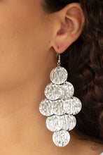 Cargar imagen en el visor de la galería, Uptown Edge - Silver Earrings Paparazzi Accessories - SC Bling Boutique