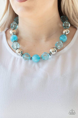 Very Voluminous Blue Necklace - SC Bling Boutique