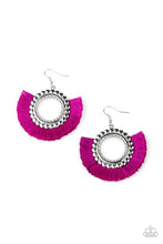 Laden Sie das Bild in den Galerie-Viewer, FRINGE FANATIC - PURPLE EARRINGS - SC Bling Boutique