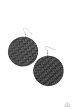 Load image into Gallery viewer, Plaited Plains Black Earring - SC Bling Boutique