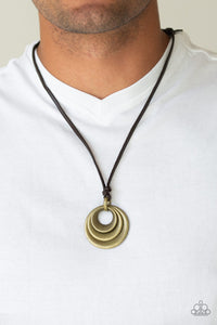 Desert Spiral - Brass Urban Necklace