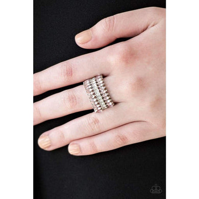 TREASURY FUND PINK RHINESTONE RING - PAPARAZZI ACCESSORIES - SC Bling Boutique