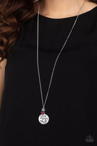 Liberty And Justice For All Red Necklace - SC Bling Boutique