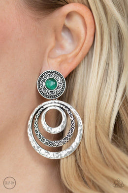 Bare Your Soul - Green clipon - SC Bling Boutique