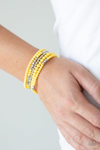 Stacked Showcase - Yellow bracelet - SC Bling Boutique