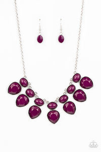 Modern Masquerade - Purple  Necklace