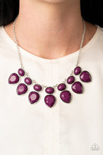 Laden Sie das Bild in den Galerie-Viewer, Modern Masquerade - Purple  Necklace