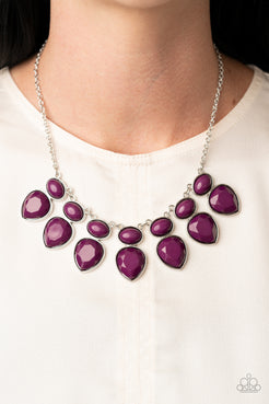 Modern Masquerade - Purple  Necklace