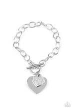 Load image into Gallery viewer, Heartbeat Bedazzle - White - SC Bling Boutique