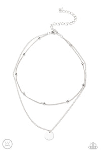 Paparazzi Necklace - Modestly Minimalist - Silver - SC Bling Boutique