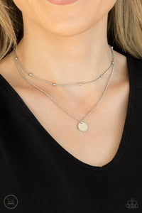 Paparazzi Necklace - Modestly Minimalist - Silver - SC Bling Boutique