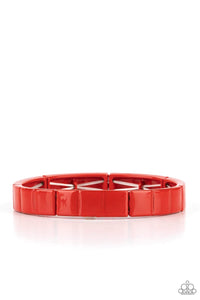 Paparazzi Material Movement - Red - Bracelet - SC Bling Boutique