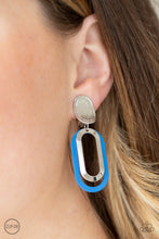 Laden Sie das Bild in den Galerie-Viewer, Melrose Mystery - Blue clip-on - SC Bling Boutique