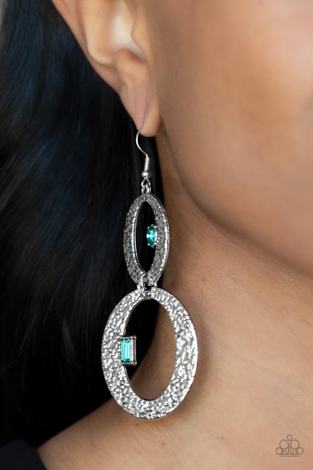 OVAL and OVAL Again - Green - SC Bling Boutique