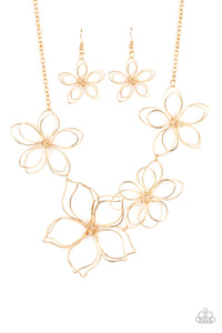 Flower Garden Fashionista - Gold - SC Bling Boutique