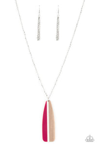 Grab a Paddle - Pink  Necklace