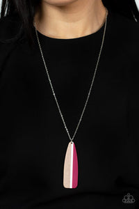 Grab a Paddle - Pink  Necklace