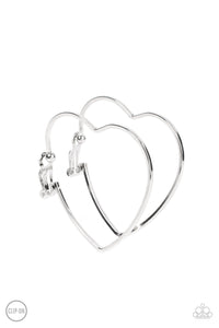 Harmonious Hearts - Silver Clip-on