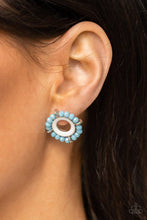 Laden Sie das Bild in den Galerie-Viewer, Nautical Notion - Blue Post Earrings