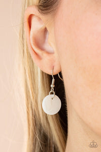 Paparazzi Tidal Tease - White - Necklace & Earrings - SC Bling Boutique