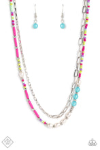 Load image into Gallery viewer, Coastal Composition - Pink necklace