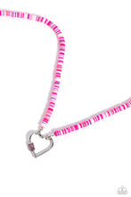 Load image into Gallery viewer, Clearly Carabiner - Pink necklace