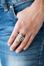 Load image into Gallery viewer, Rio Trio Yellow – Paparazzi Ring - SC Bling Boutique