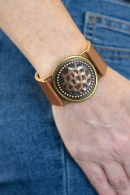 Hold On To Your Buckle Copper Urban Bracelet - SC Bling Boutique