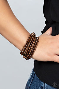 Pine Paradise - Brown Urban Bracelet