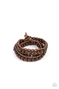 Pine Paradise - Brown Urban Bracelet