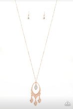 Laden Sie das Bild in den Galerie-Viewer, Royal Iridescence Rose Gold Necklace - SC Bling Boutique