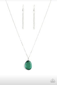 Icy Opalescence Green Necklace - SC Bling Boutique